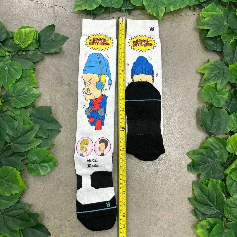 Beavis and Butt-Head Mike Judge Crew Socks
